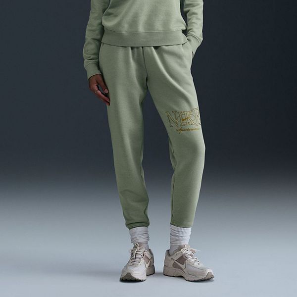 Women's Nike Sportswear Club Fleece Mid-Rise Joggers - Jade Horizon (X SMALL)