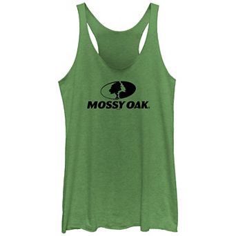 Juniors' Mossy Oak Logo Tri-Blend Racerback Graphic Tank Top