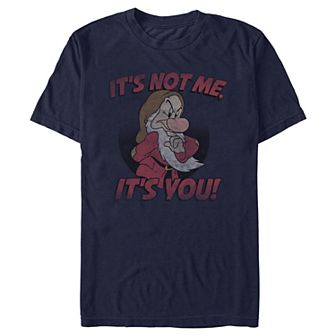Disney's Snow White And The Seven Dwarfs It's No Me It's You Men's Graphic Tee