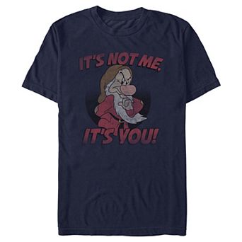 Disney's Snow White And The Seven Dwarfs It's No Me It's You Men's Graphic Tee