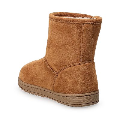 Jumping Beans Tallulah Toddler Side Slit Faux Fur Boots