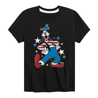 Disney's Mickey Mouse & Friends Goofy Boys 8-20 Americana Graphic Tee