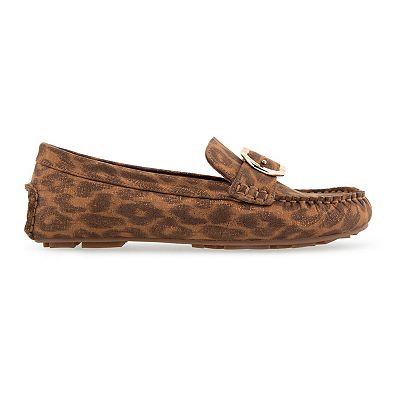Aerosoles leopard print loafers hot sale