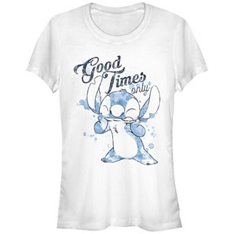 Disney's Lilo & Stitch Good Times Only Stitch Juniors' Graphic Tee