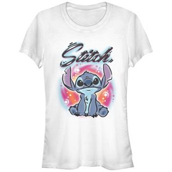 Disney's Lilo & Stitch Airbrush Stitch Juniors' Graphic Tee