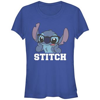 Disney's Lilo & Stitch Smart Glasses Stitch Juniors' Graphic Tee