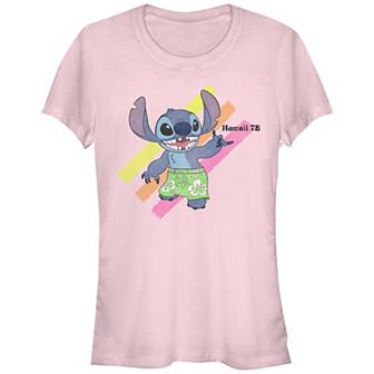 Disney's Lilo & Stitch Hawaii 78 Stitch Juniors' Graphic Tee