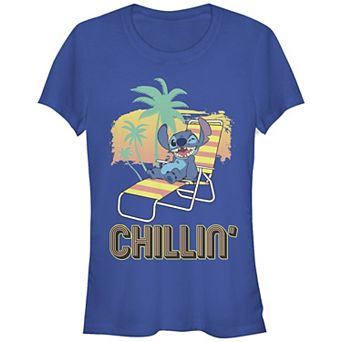 Disney's Lilo & Stitch Chillin' Stitch Juniors' Graphic Tee