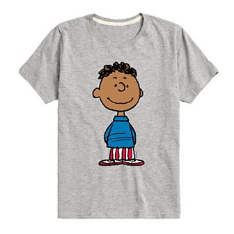 Boys 8-20 Peanuts Franklin American Flag Graphic Tee