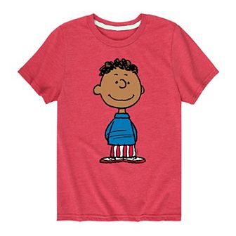 Boys 8-20 Peanuts Franklin American Flag Graphic Tee