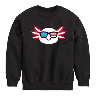 Boys 8-20 American Sunglasses Axolotl Fleece Sweatshirt