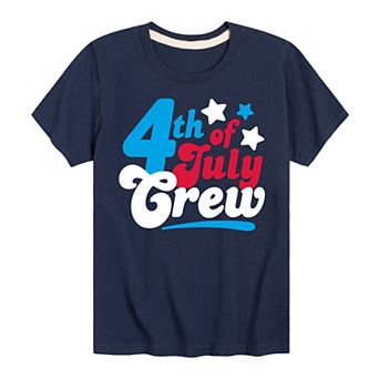 Boys 8-20 Fourth Of July Crew Graphic Tee