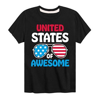 Boys 8-20 United States Of Awesome Graphic Tee