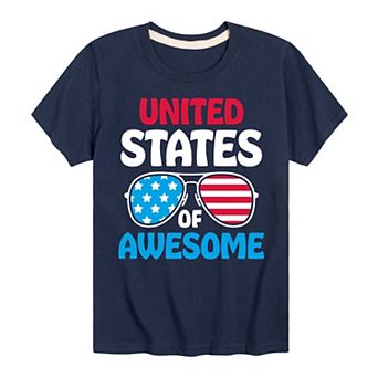 Boys 8-20 United States Of Awesome Graphic Tee