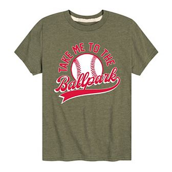 Boys 8-20 Take Me To The Ballpark Graphic Tee
