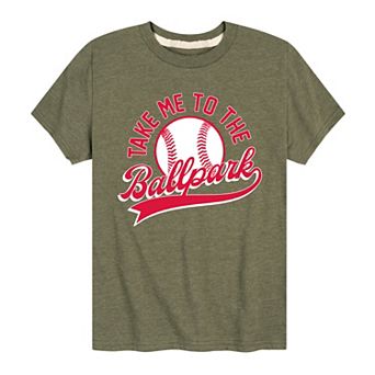 Boys 8-20 Take Me To The Ballpark Graphic Tee