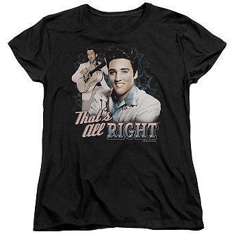 Elvis Presley Thats All Right Short Sleeve Womens Tee