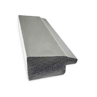 Vista Brushed Nickel Narrow Picture Frame, Photo Frame, Art Frame - Matted