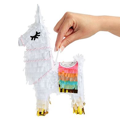 3 Pack Mini Llama Pinatas For Birthday Party, Cinco De Mayo Fiesta, 5x2x10 In