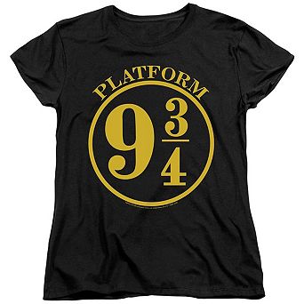 Harry Potter 9 3/4 Short Sleeve Womens T-shirt
