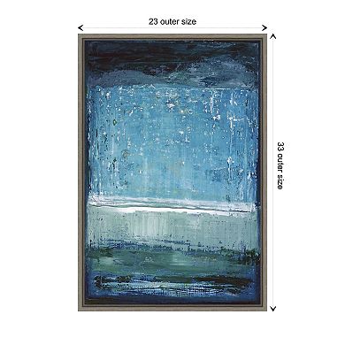 Elemental By Caroline Gold Framed Canvas Wall Art Print