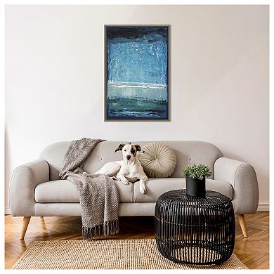 Elemental By Caroline Gold Framed Canvas Wall Art Print