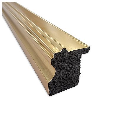 Florence Gold Non-beveled Bathroom Wall Mirror