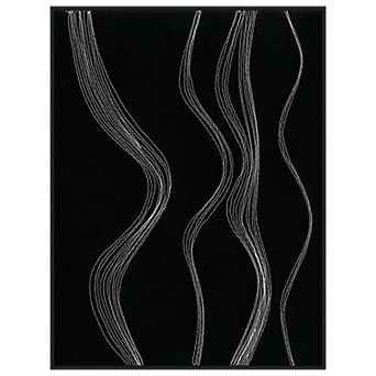 Rippling Stitches Ii By Regina Moore Framed Canvas Wall Art Print