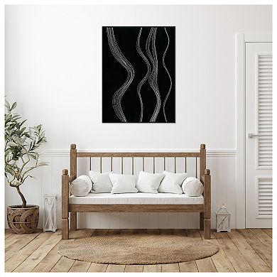Rippling Stitches Ii By Regina Moore Framed Canvas Wall Art Print