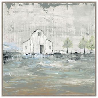 Iowa Barn I By Courtney Prahl Framed Canvas Wall Art Print