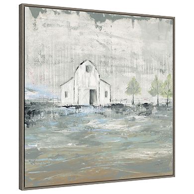 Iowa Barn I By Courtney Prahl Framed Canvas Wall Art Print