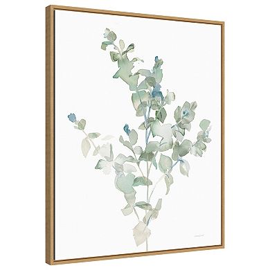 Eucalyptus Ii Cool By Danhui Nai Framed Canvas Wall Art Print