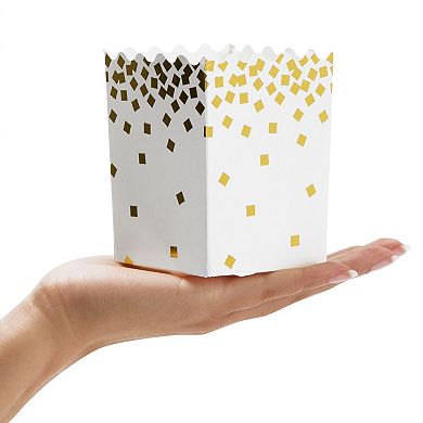 60 Pack Mini Popcorn Boxes For Party Treats, Movie Night Decorations, 3x4 In