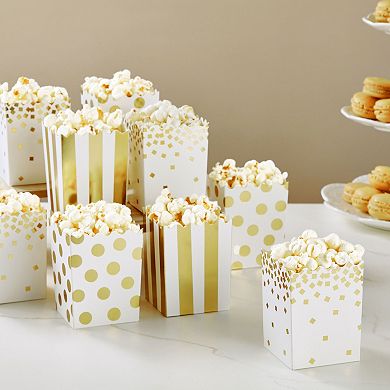 60 Pack Mini Popcorn Boxes For Party Treats, Movie Night Decorations, 3x4 In