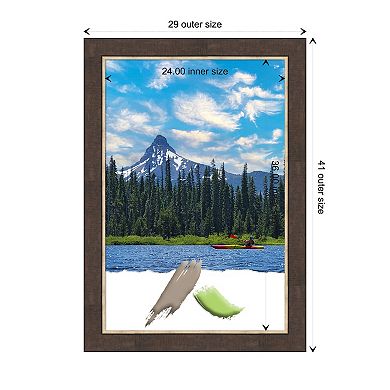 Lined Bronze Picture Frame, Photo Frame, Art Frame