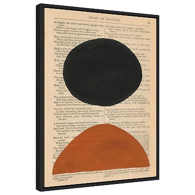 Modern Prose Iii By Renee W. Stramel Framed Canvas Wall Art Print