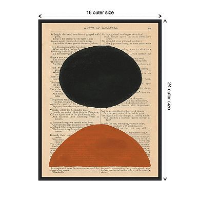 Modern Prose Iii By Renee W. Stramel Framed Canvas Wall Art Print