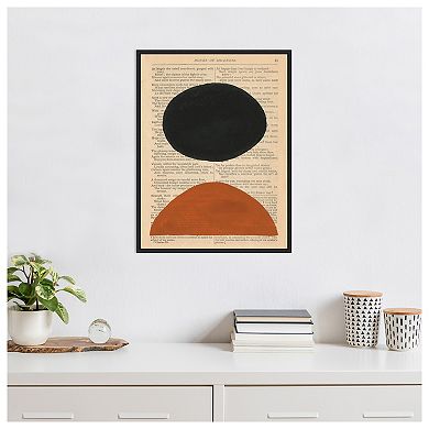 Modern Prose Iii By Renee W. Stramel Framed Canvas Wall Art Print