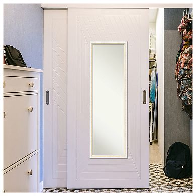 Morgan Wood Non-beveled On The Door Mirror Full Length Mirror