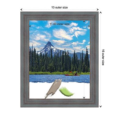 Dixie Grey Rustic Wood Picture Frame, Photo Frame, Art Frame