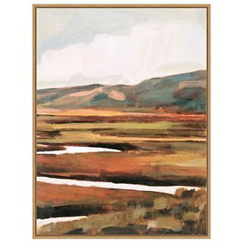 Mountain Field Ii By Victoria Borges Framed Canvas Wall Art Print