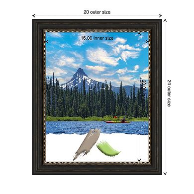 Accent Bronze Narrow Picture Frame, Photo Frame, Art Frame - Photo Size 22 X 28