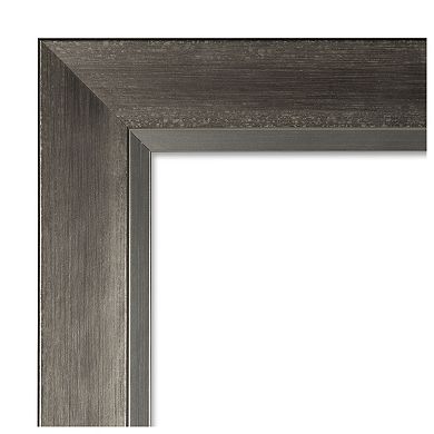 Domus Dark Silver Wood Picture Frame, Photo Frame, Art Frame - Matted
