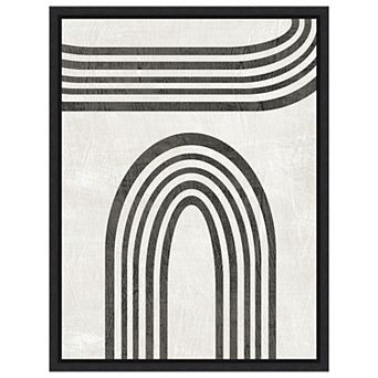 Modern Arc Iii By June Erica Vess Framed Canvas Wall Art Print