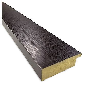 Blaine Light Pewter Narrow Non-beveled Bathroom Wall Mirror