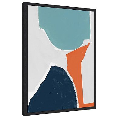 Tempo Iii By Cartissi Framed Canvas Wall Art Print