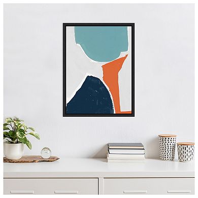 Tempo Iii By Cartissi Framed Canvas Wall Art Print