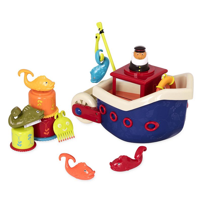 UPC 062243228702 product image for B. toys Fish & Splish Bath Toy Set, Multicolor | upcitemdb.com