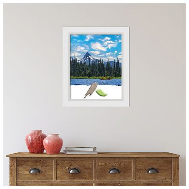 Blanco White Wood Picture Frame, Photo Frame, Art Frame