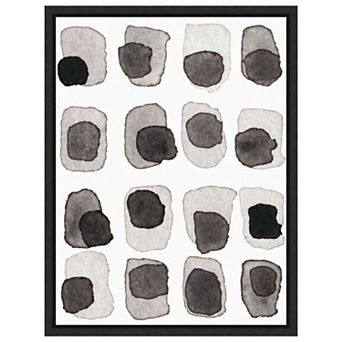 Grey Slate Iii By Nikki Galapon Framed Canvas Wall Art Print